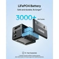 BLUETTI Expansion Battery B210, 2150Wh LiFePO4 Solar Generator for
