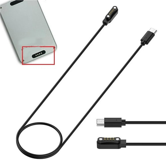 For PLAUD Note AI Voice Recorder Magnetic Charger C-port Charging Cable 1M