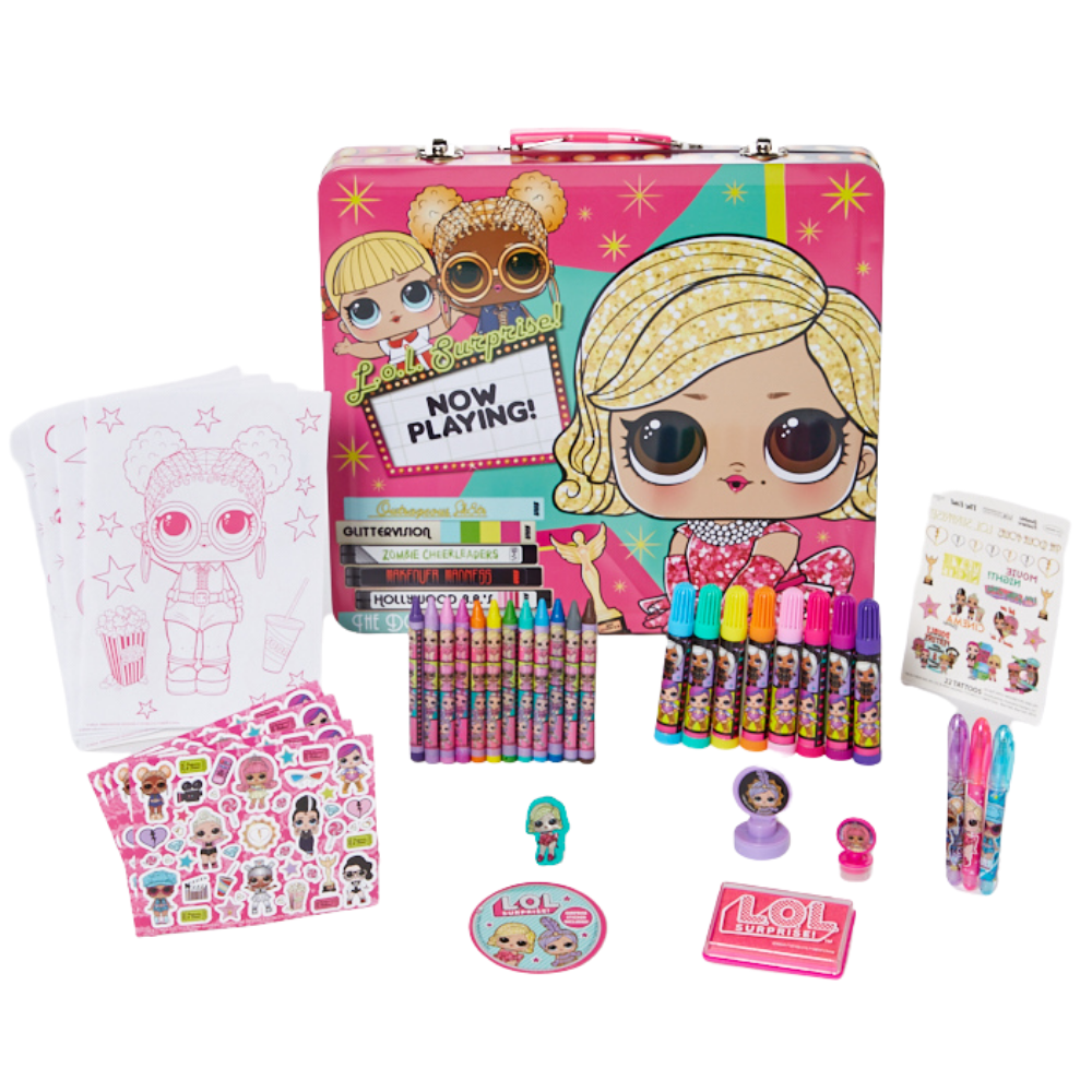 LOL Surprise Dolls Art Kit for Girls Stickers Markers Gel Pens 200 ...