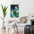 thumbnail image 6 of Genshin Impact Wooden Shaft Hanging Poster Home Decor Poster Wall Art Painting For Living Room Bedroom 20"X30", 6 of 7