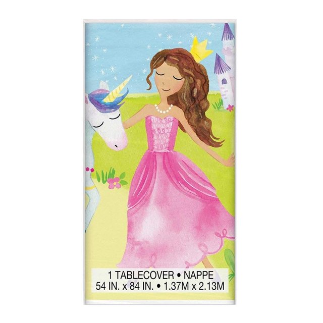 Unique Party - Mantel para Fiesta Diseño Princesa de Hadas de Plástico (Multicolor)