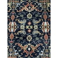 thumbnail image 5 of EORC Navy / Red Hand Knotted Wool Traditional Serapi Rug, 8' x 10', 5 of 17