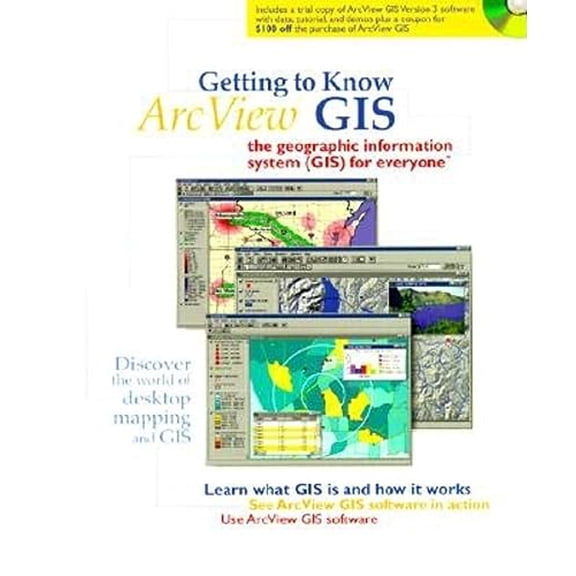 Pre-Owned Getting to Know ArcView GIS, 9781879102460, 1879102463, Paperback, 3rd edition