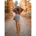 thumbnail image 3 of FAMITION Cowboy Boots for Women Embroidered Western Cowgirl Mid-Calf Booties Chunky Heeled Pointed Toe Shoes with Zippers Camel 6, 3 of 5