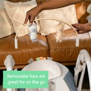 Ingenuity Swing n Go Portable Baby Swing, Chambray Blue, Ages 0-9 Months, Up to 20 Pounds