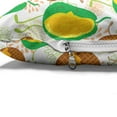 thumbnail image 4 of Jackfruit Pet Bed, Themed Cartoon Pattern with Humanized Exotic Fruits in Summer Tones, Chew Resistant Pad for Dogs and Cats Cushion with Removable Cover, 24" x 39", Multicolor, by Ambesonne, 4 of 4