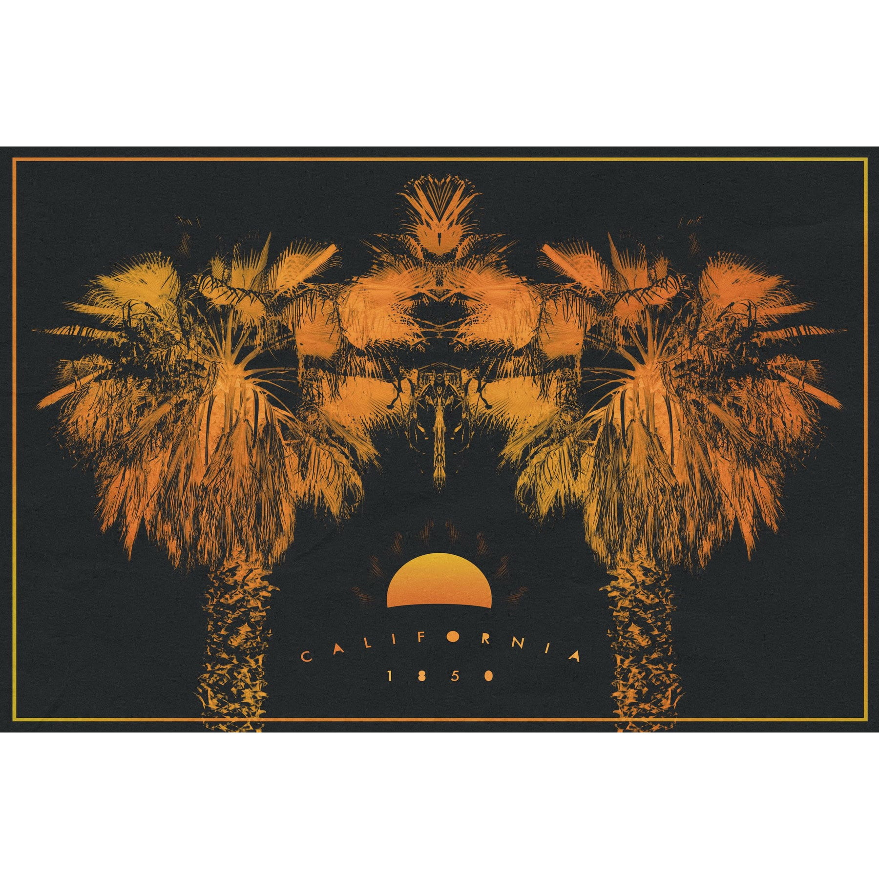 Marmont Hill "Stay Golden" by Bryon White Painting Print on Wrapped Canvas