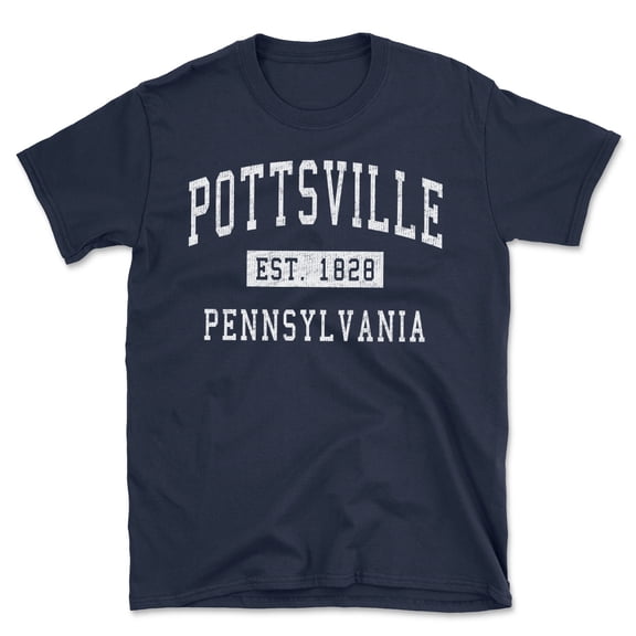 Pottsville Pennsylvania Classic Established Men's Cotton T-Shirt
