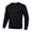 Black, variant on Men's Basic Color Round Neck Sweatshirt, Loose Fit Casual Youth Pullover Hoodie for Streetwear,Black,3XL
