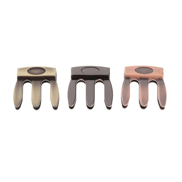 5 piezas de silenciador de violín de metal, silenciador de violín de práctica, piezas de bricolaje para accesorios de violín 1/2, 3/4 y 4/4 3 colores