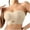 #369-White, variant on Censtreet Women's Strapless Front Closure Bra One Piece Comfort Wireless Bottom Plus Size Bras