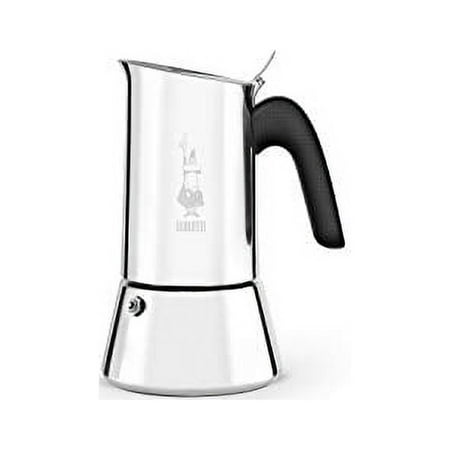 Bialetti New Venus Induction, Stovetop Coffee Maker, 18/10 Steel, 6-Cup Espresso, suitable for all types of hobs
