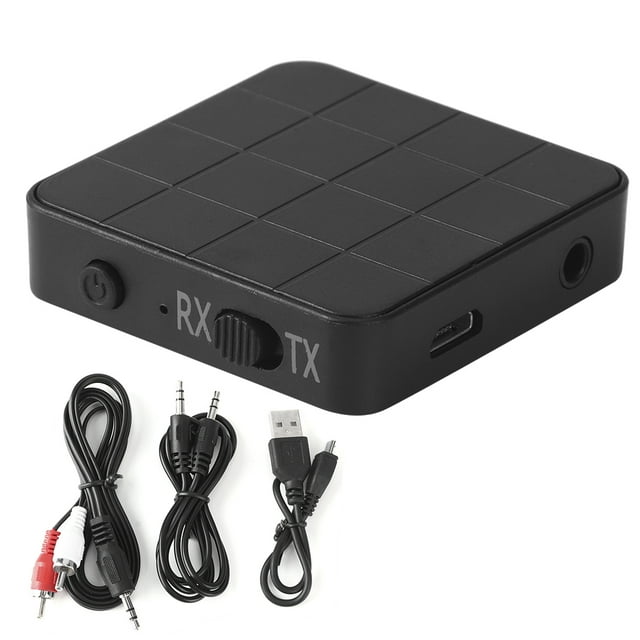 Bluetooth 5.0 2-in-1 Audio Receiver Transmitter Music Stereo Adapters for Car TV PC