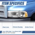 thumbnail image 2 of Ensamblaje de faros delanteros compatible con Auto Dynasty para Dodge Ram 94-02, 2 of 7
