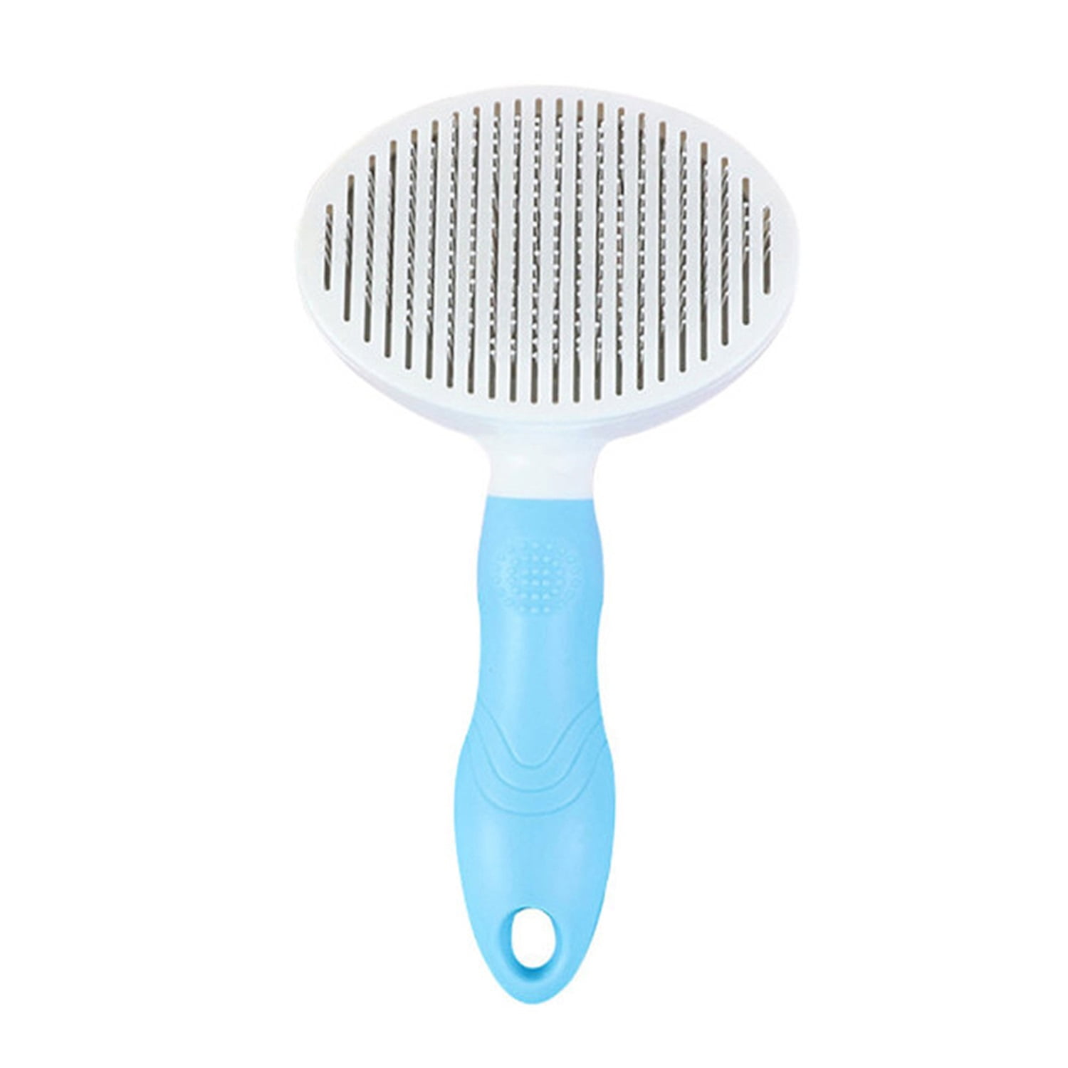 Pefilos 5" Cat Grooming Brush, Slicker Brush for Dogs and Cats Shedding & Grooming, Self Cleaning Pet Brush, Pet Hair Brush Remover Tool Cat Dog Dematting Comb Needle Reduce Lint, Blue Pefilos 5" Cat Grooming Brush, Slicker Brush for Dogs and Cats Shedding & Grooming, Self Cleaning Pet Brush, Pet Hair Brush Remover Tool Cat Dog Dematting Comb Needle Reduce Lint, Blue
