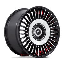 Asanti Black Cast Aluminum Wheel AB40 22x9 5x112/120 S-BLK BR-MCH-FC 35mm, AB040MD22905935