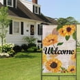 thumbnail image 4 of Spring Summer Sunflower Garden Flag 28x40 Inch Double Side for Outdoor Courtyard Garden Decor Flowers Welcome Holiday Flag for Outside Decoration, 4 of 6
