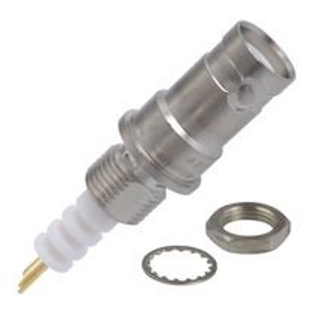 TE CONNECTIVITY/AMP 51494-2 RF/COAXIAL, SHV BHD Jack, STR, Solder