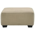 thumbnail image 4 of Ashley Furniture Lucina Fabric Oversized Accent Ottoman in Beige & Black, 4 of 4