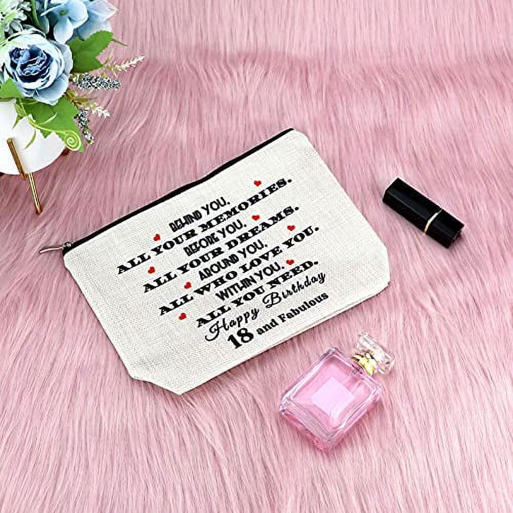 Hello Gorgeous Makeup Bag/gift for Her/positive Affirmation Gift/uplifting  Gift for Her/gift for Mom or Daughter/gifts Under 10 Dollars 