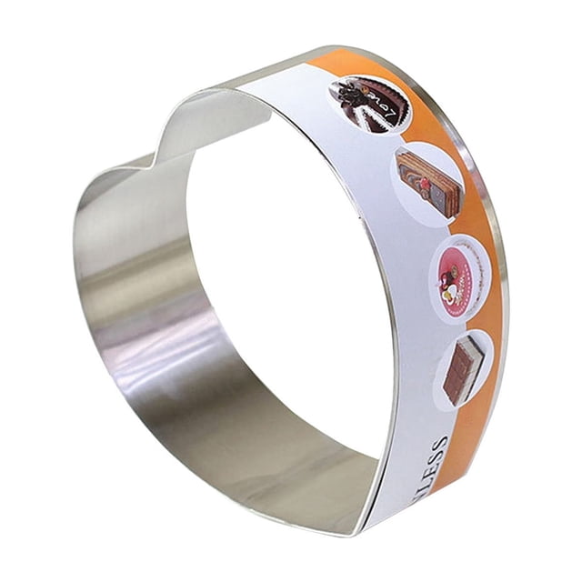 Pisexur Batería de cocina Molde de acero inoxidable para tartas de 4 y 6 pulgadas con forma de corazón, apto para tartas, tiramisú, pudín, sándwiches de queso, pan co para la cocina del hogar