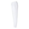 thumbnail image 3 of Independent Trading IND20PNT Mens Midweight Fleece Pant-White-XS, 3 of 4