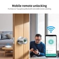 thumbnail image 5 of Fingerprint Door Lock, Smart Fingerprint Door Knob with Lock, Biometric Door knob with App Control & Key, Keyless Thumbprint Entry Door Lock for Bedroom, Front Door, Home, Apartment Office, 5 of 9