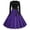 Purple, variant on Blmnix Prom Dresses Women Dresses Vintage Dress Tent Dresses Cocktail-Length Crew Neck Long Sleeve Red Belted Spring Dress,XXL