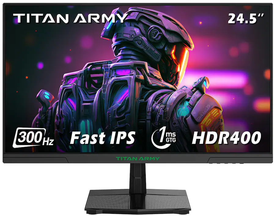 Titan army C24A1H 24 Inch Curved 240Hz Gaming Monitor, VA FHD