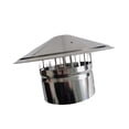 thumbnail image 1 of Tapa de chimenea para chimenea, cubierta de ventilación de techo resistente a la intemperie para cierre de conductos, calefacción y refrigeración Diámetro de 75 mm, 1 of 9