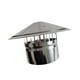 thumbnail image 1 of Tapa de ventilación de techo, tapa de chimenea, cubierta de conducto de chimenea, cubierta de lluvia, para madera Diámetro de 75 mm, 1 of 9