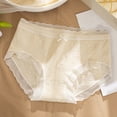 thumbnail image 3 of Sngxgn Women Briefs Jacquard Panties High Waisted(B,One Size), 3 of 3