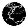 thumbnail image 4 of HAOXIT Round Table Top Cover Black Marbling Texture Background Fitted Tablecloth with Elastic Edge for Dining Picnic, Fitted for Round Table 31-35, 4 of 8