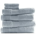 thumbnail image 6 of Clara Clark Bath Towels Set, 100% Cotton Luxury Softness 6 Pc Set, Ice Blue, 6 of 7