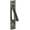 Lifetime Graphite Nickel, variant on Baldwin 0465 3/4" X 3-7/8" Solid Brass Edge Pull - Brass