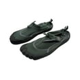 thumbnail image 2 of Mens Aqua Sock Wave Water Shoes with Toes- Waterproof Slip-Ons for Pool, Beach and Sports, Dark Grey, Size: 11M, S7, 2 of 3