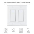 thumbnail image 2 of Pour Wifi Variateur Intelligent Switch Eu/Us Interrupteur Tactile Smart Life App Télécommande, 2 of 9