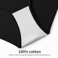 thumbnail image 3 of HBlife 6 Pack Womens Cotton Maternity Underwear,Healthy Maternity Pregnancy Panties Postpartum Mother Under Bump Underwear, 3 of 7