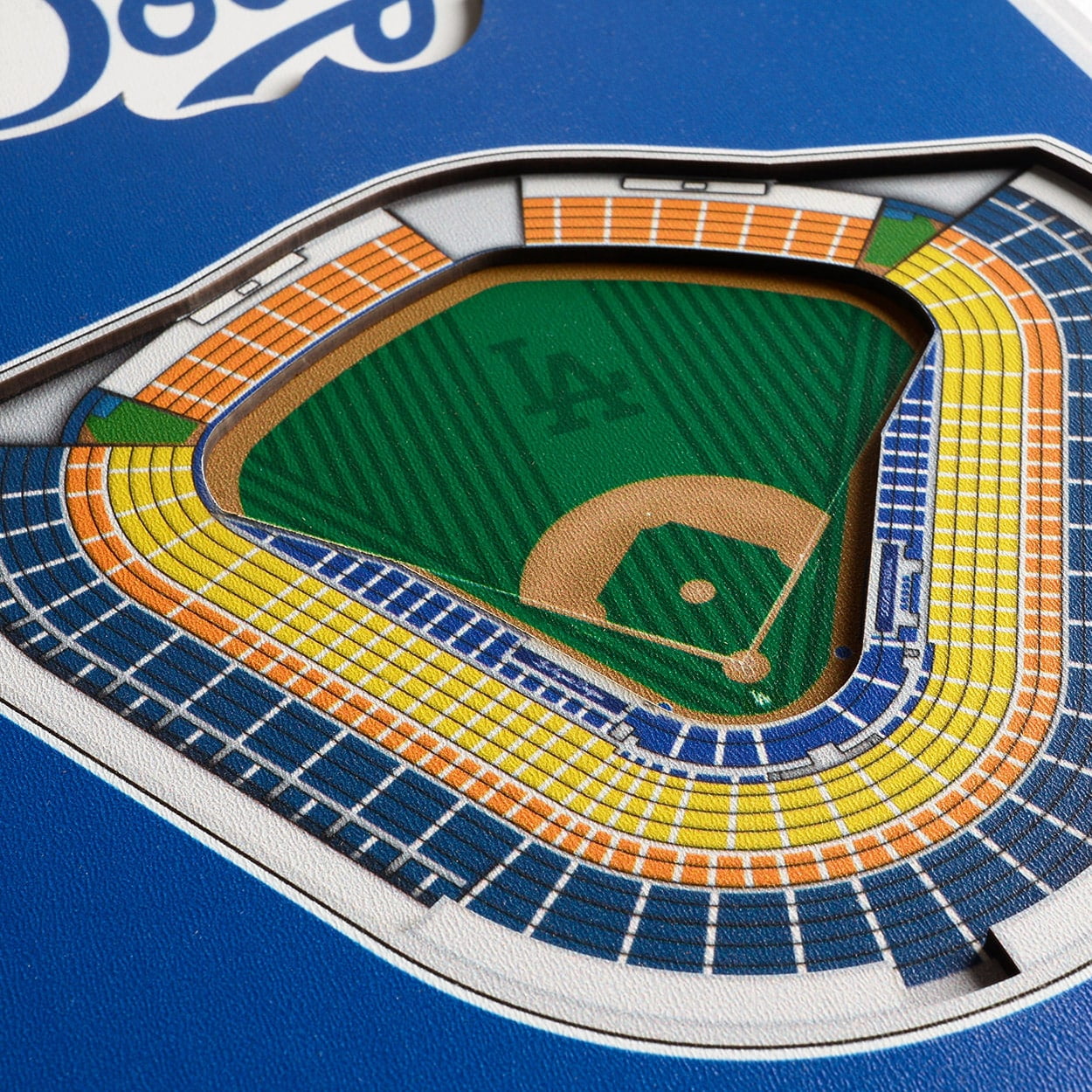 Dodgers 8'' x 32'' 3D StadiumView Banner