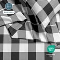 thumbnail image 5 of Bare Home Ultra-Soft Sheet Set - Premium 1800 Collection - Deep Pockets - 4-Pieces - Full, Buffalo Plaid - White/Black, 5 of 6