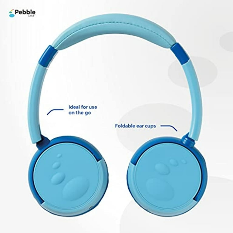 Pebble Gear Kids Headphones Blue Stereo Kids