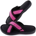 thumbnail image 1 of Women's Adjustable wrap Cross Band Slide Slippers, 1 of 6