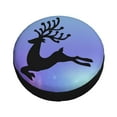 thumbnail image 2 of Waterproof Spare Wheel Cover, Forest Fawn Silhouette Pattern Adjustable Wheel Cover For Jeep Trailer RV SUV Car, 15 inch, 2 of 8