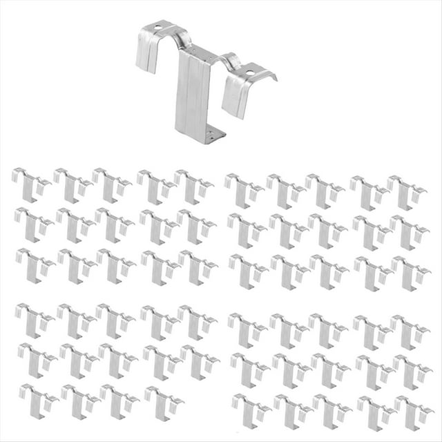 60 Piezas 30mm Panel Solar Fotovoltaico Clip de Guía de Agua Deflector de Acero Inoxidable Botón de Drenaje de Lodo Clips de Redirección de Agua
