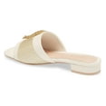 thumbnail image 2 of Cecelia New York MAUI Slide Sandal Alabaster White Leather Embellished Flat Mule (ALABASTER, 6.5), 2 of 6