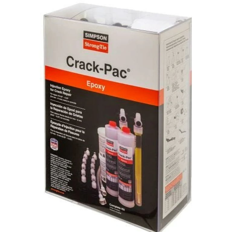 Simpson Strong-Tie Reinforced Cement Crack-Pac Injection Simpson Strong-Tie Reinforced Cement Crack-Pac Injection