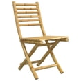 thumbnail image 5 of vidaXL 3 Piece Bistro Set Bamboo, 5 of 5