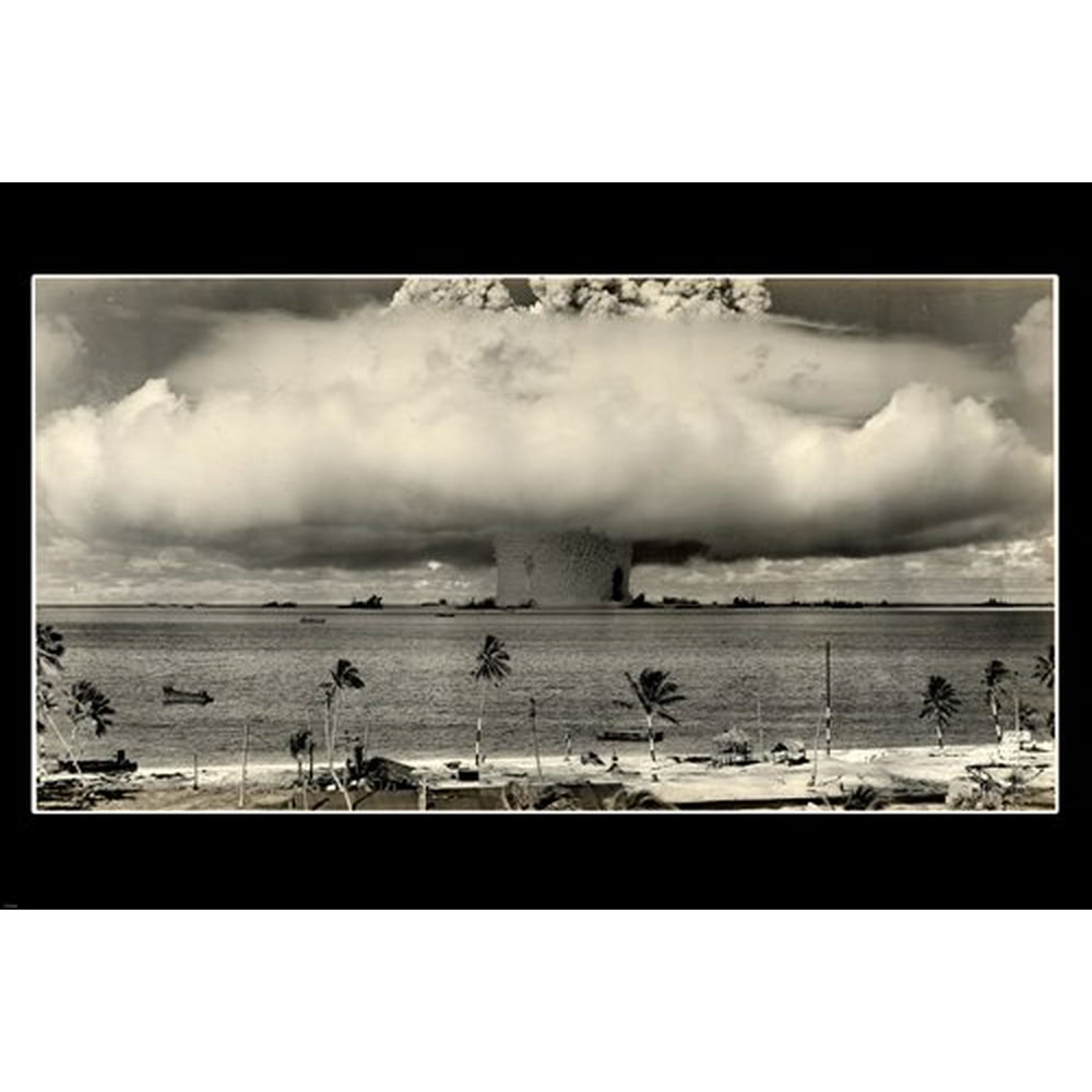 1946 Us Nuclear Testing Over Pacific Ocean Poster Marshall Islands 1946 Us Nuclear Testing Over Pacific Ocean Poster Marshall Islands