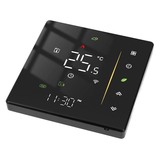 Controlador de temperatura inteligente, termostato WiFi, termostato programable inteligente, termostato inteligente diseñado con cuidado