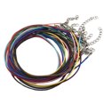 thumbnail image 3 of 100 piezas de hilo de cera de pulseras de collar de encerado de colores Mezclado Zulema Cordón de collar de algodón encerado, 3 of 8